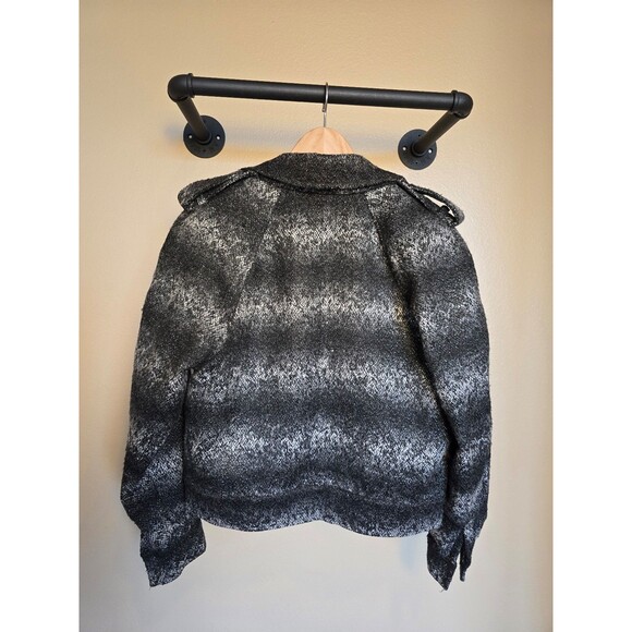 Karl Lagerfeld for Impulse Wool Blend Tweed Moto style Jacket Size small - Picture 5 of 10